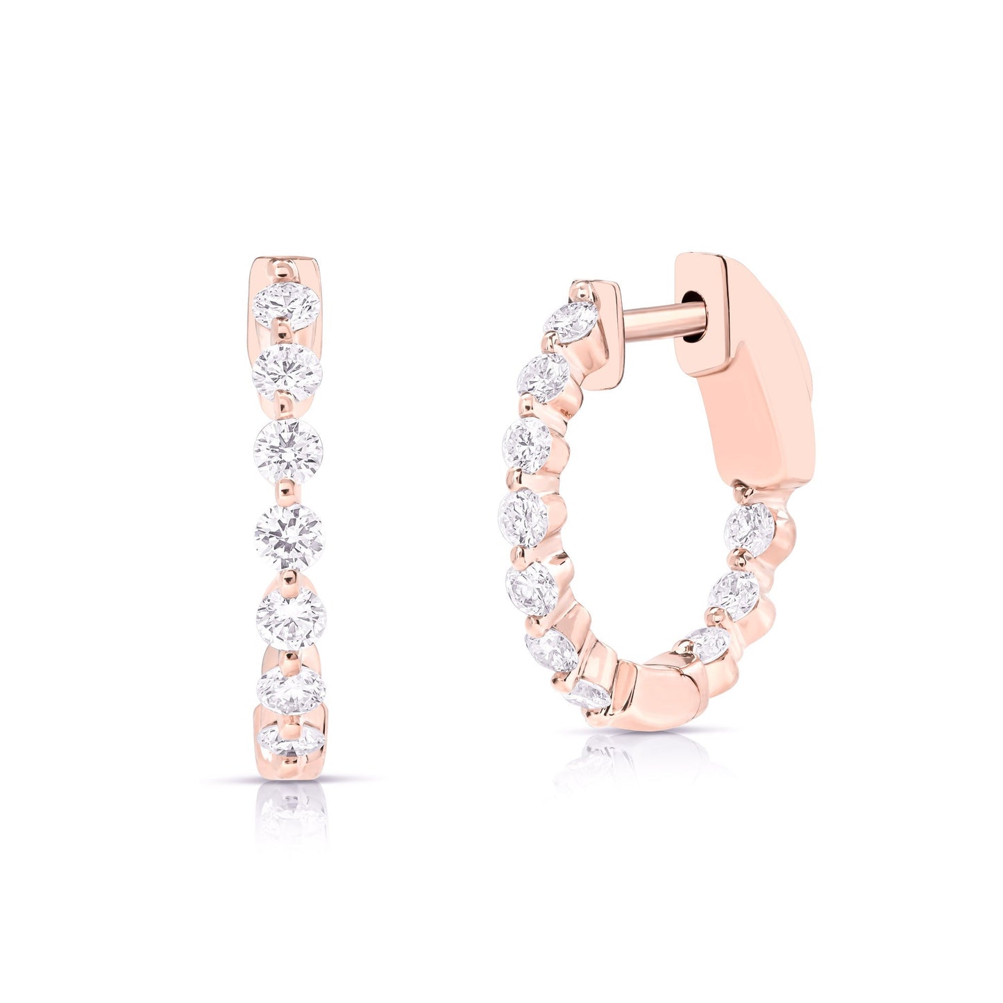 Premier Small Shared Single Prong Hoops