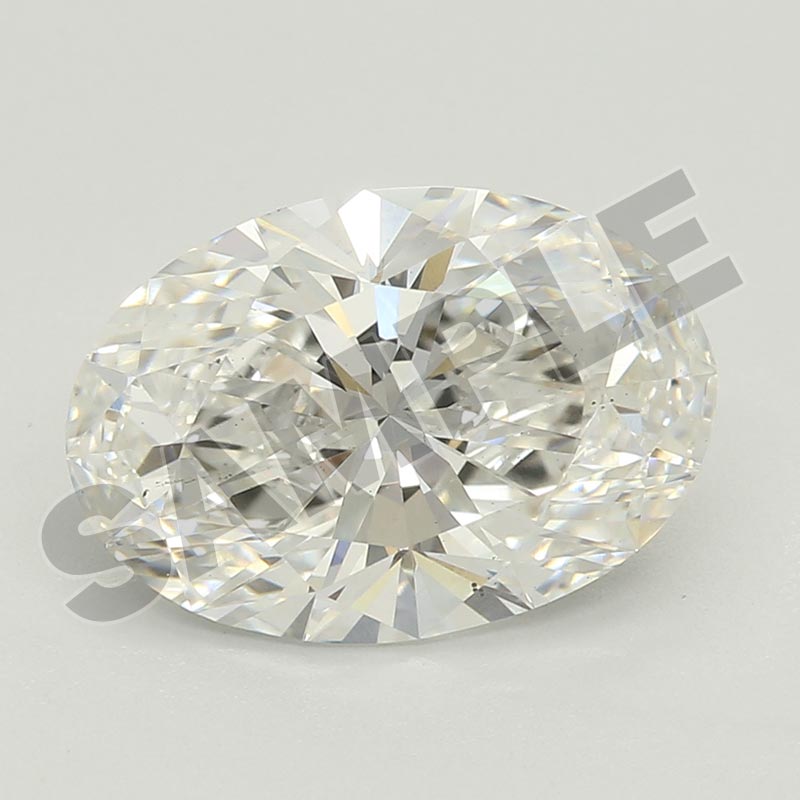 1.98 Carat Oval IGI Labgrown Diamond, With Certificate ID LG746525278